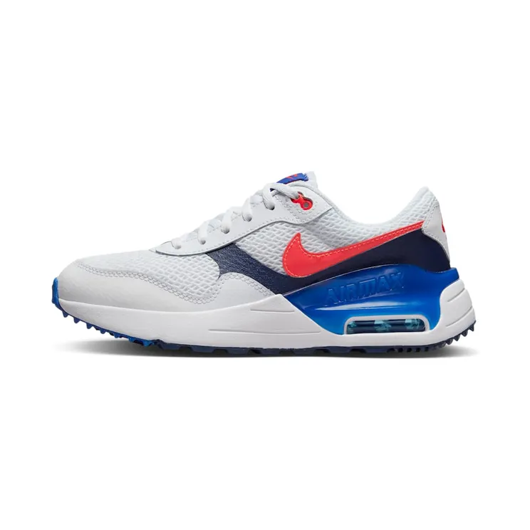Nike Air Max Systm “White / Midnight Navy / Game Royal / Bright Crimson” (DQ0284-101)
