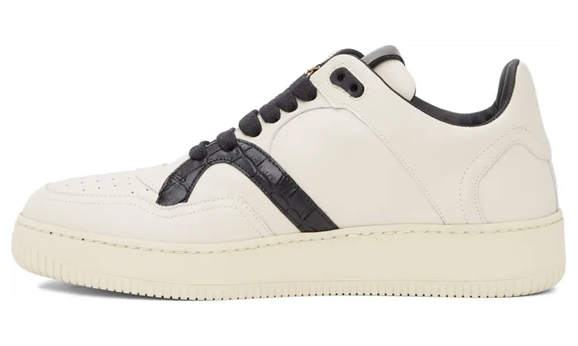 Human Recreational Services Off-White & Black Mongoose Low Sneakers (UE22GF0200X2C1) (3)