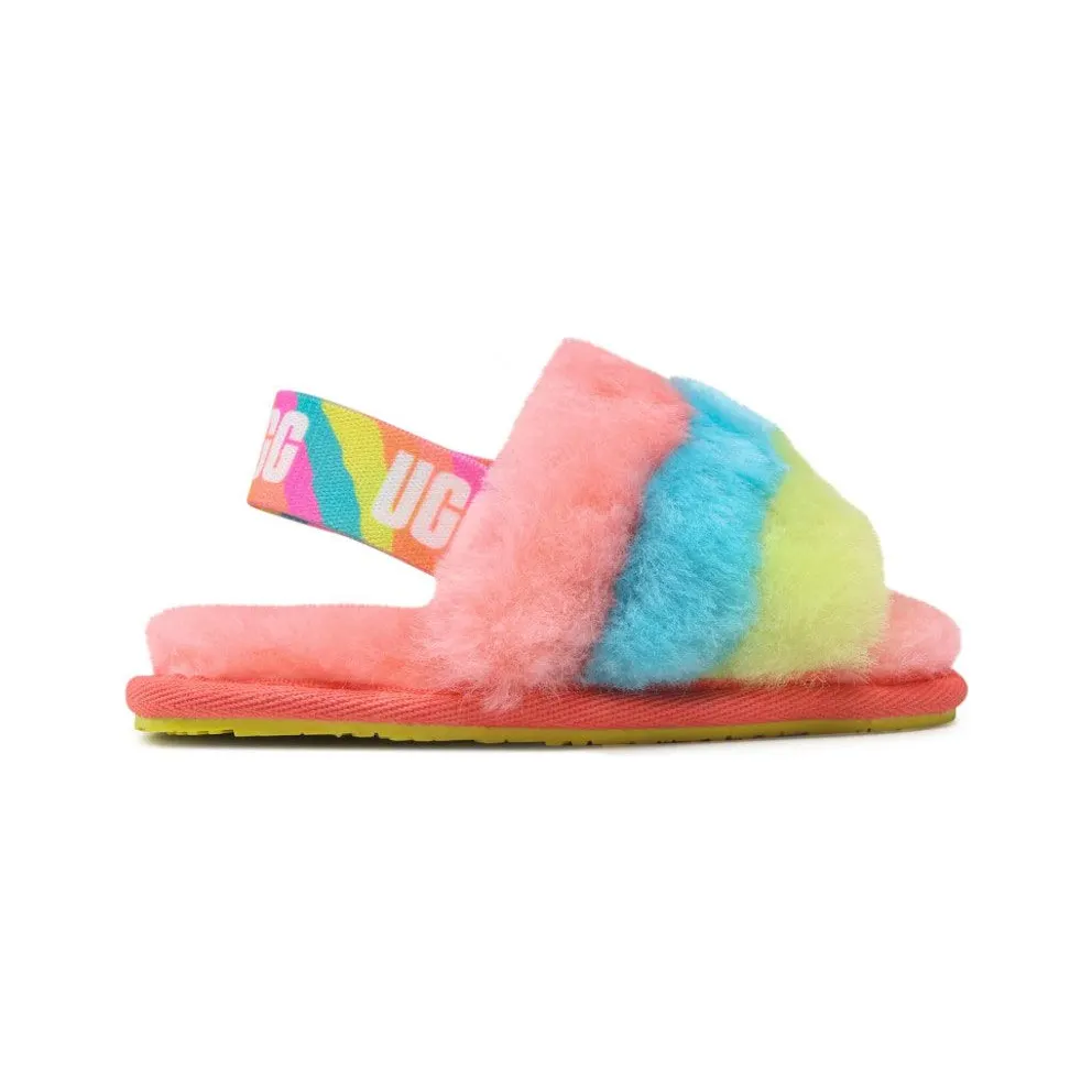 UGG Fluff Yeah Slide Peach Bliss Multi (1124931T-PBMT)