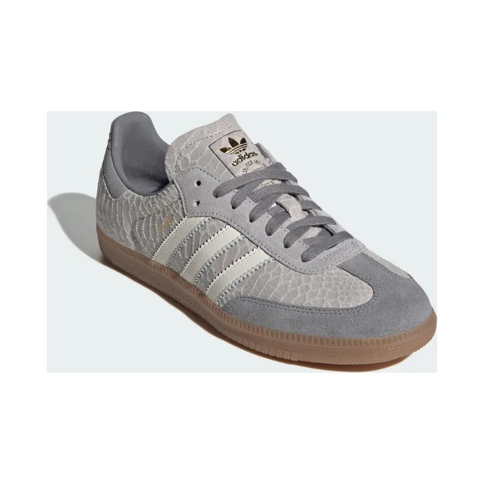Adidas SAMBA OG Grey Two / Off White / Gum “Snake” (KK3274)