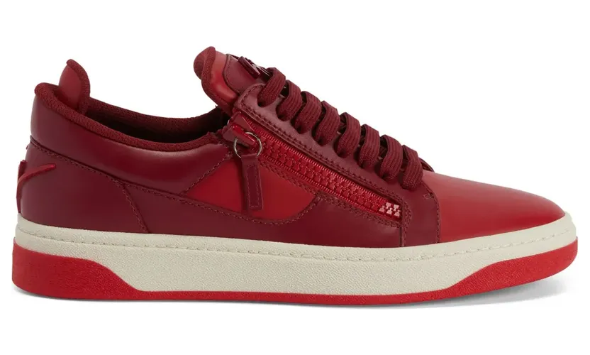 Giuseppe Zanotti GZ94 Sneakers mit doppeltem Reißverschluss – Rot (RU30027009)