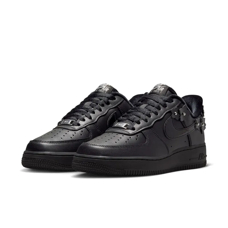 Nike Air Force 1 Low ’07 Womens “Florette Black / Off-Noir” (IR8637-001)