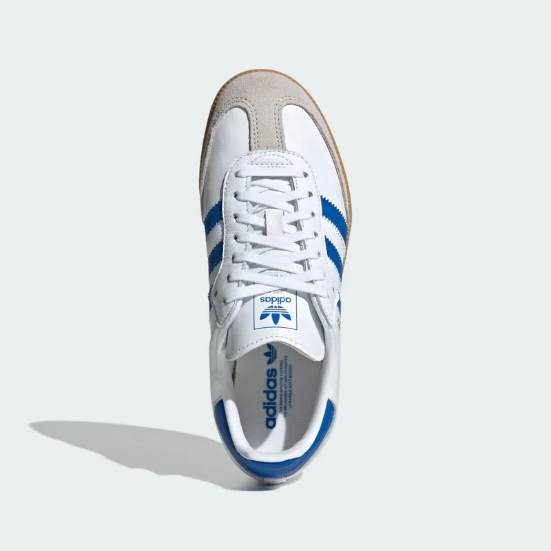 Adidas Samba OG Cloud White / Blue / Gum (JP5482)
