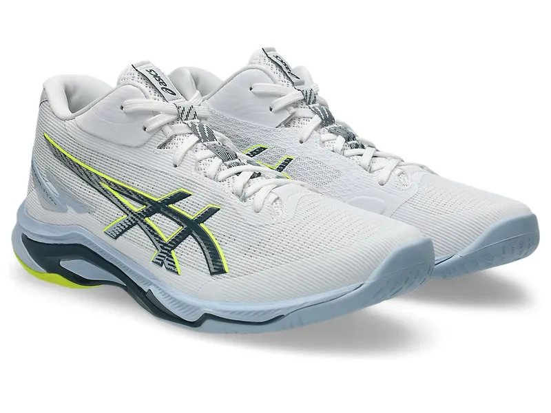 ASICS NETBURNER BALLISTIC FF MT 4 “White / Raw Indigo” (1051A090-103)