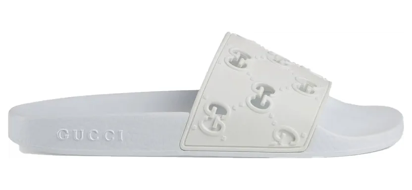 Gucci Slide White Rubber (W)