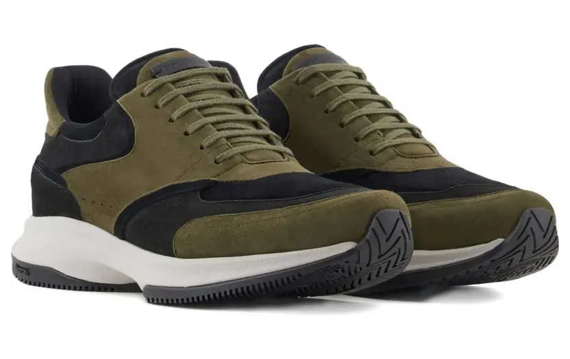 Giorgio Armani Sneakers mit Einsätzen – Grün (X2X194XR264)