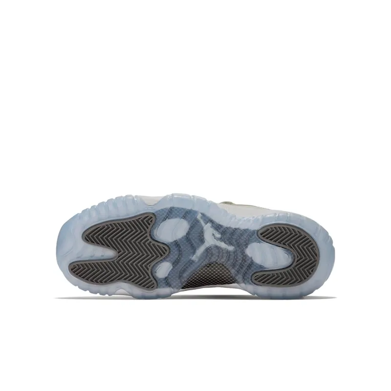 Jordan 11 Retro Low Cool Grey (GS) Medium Grey/White-Gunsmoke (528896-003)
