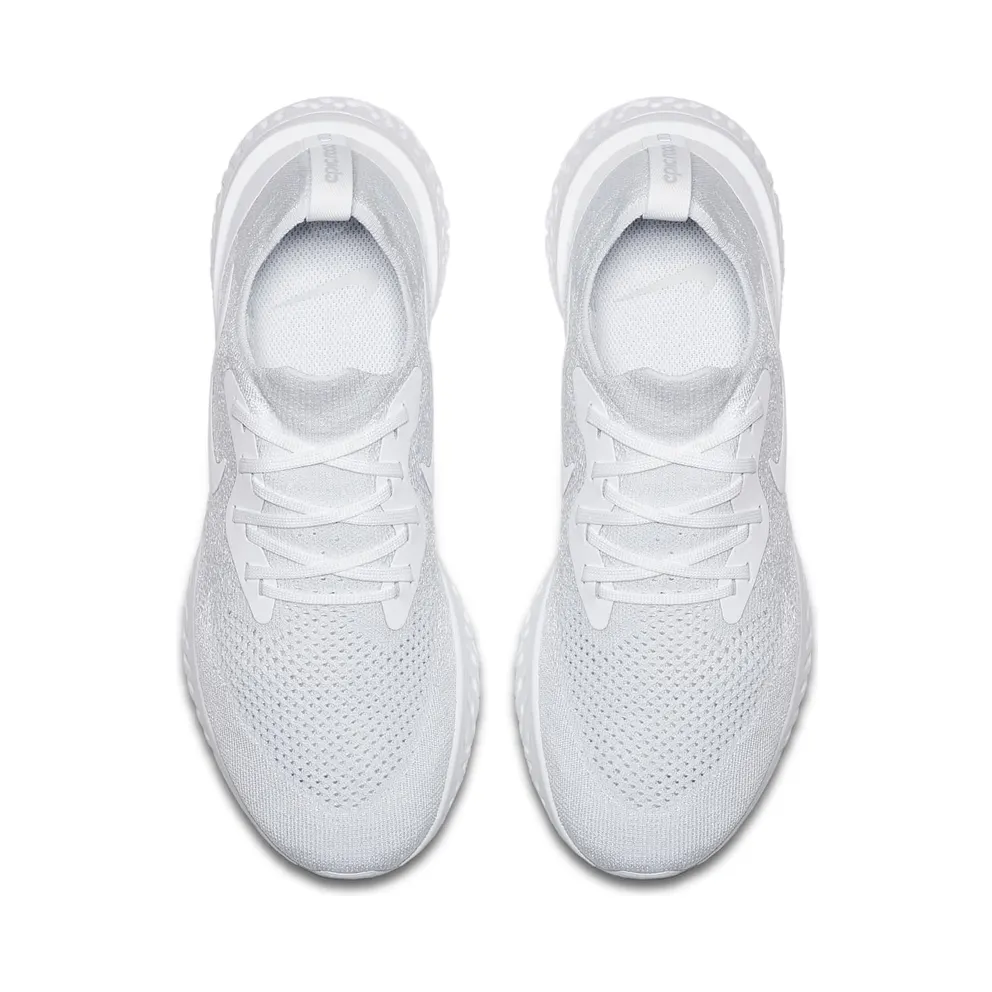 Nike Epic React Flyknit True White True White/White-Pure Platinum (AQ0067-102)
