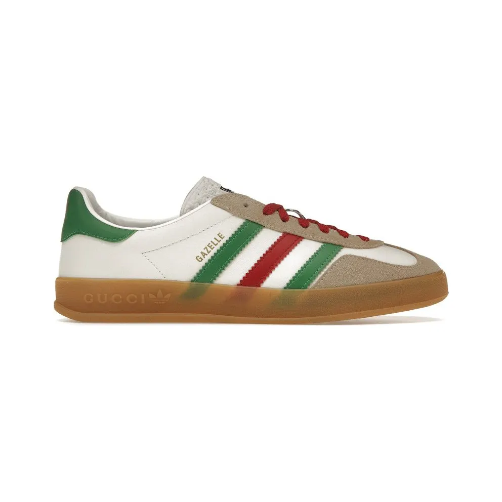 adidas x Gucci Gazelle White Green Red (726487 AAA43 9547)