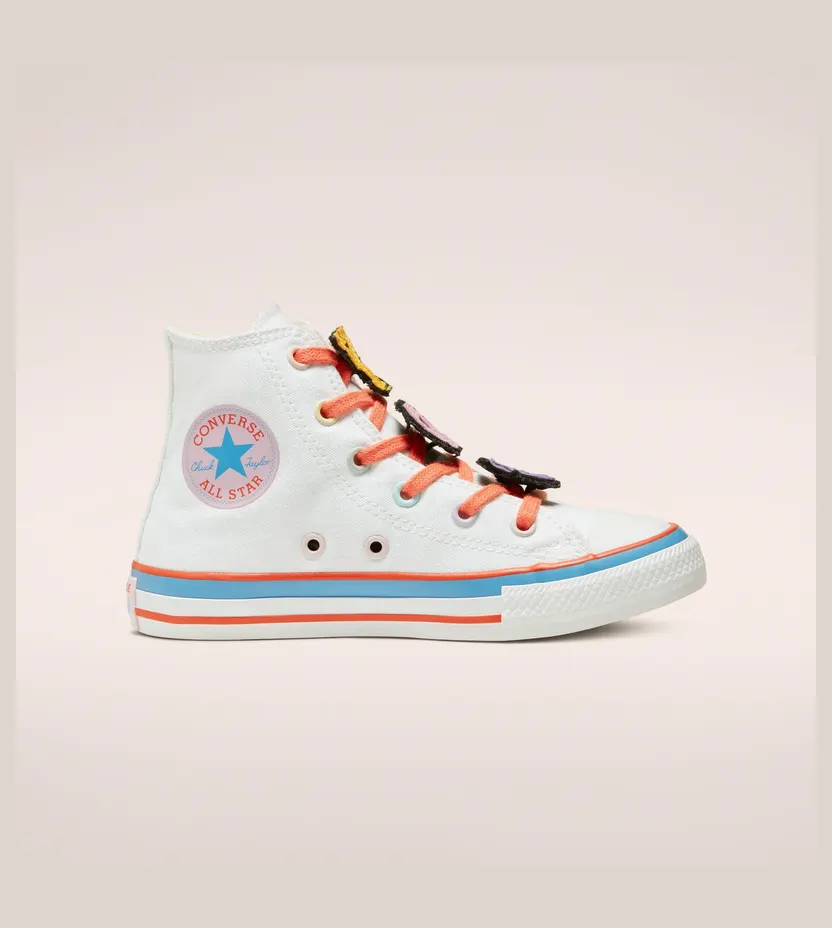 Converse Converse x Millie Bobby Brown Chuck Taylor All Star Kids White/mandarin Red/marina (367301C)