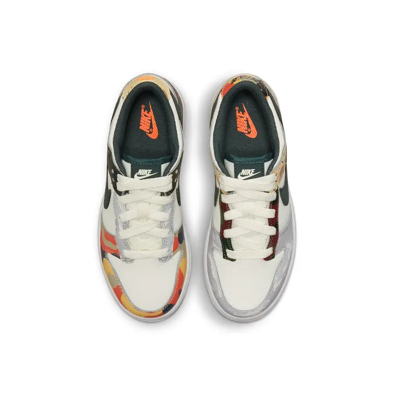 Nike Dunk Low Sail Multi-Camo (PS) (DB1900-100)