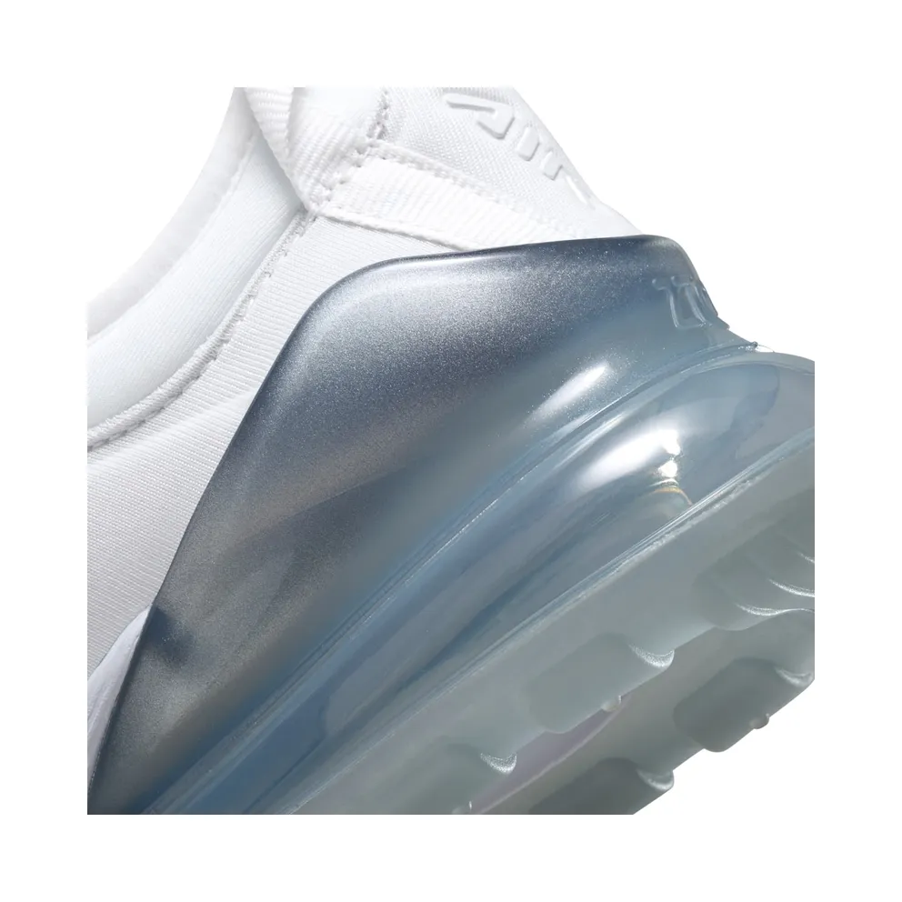 Nike Air Max 270 Extreme White Metallic Silver (GS) White/Metallic Silver/White (CI1108-100)