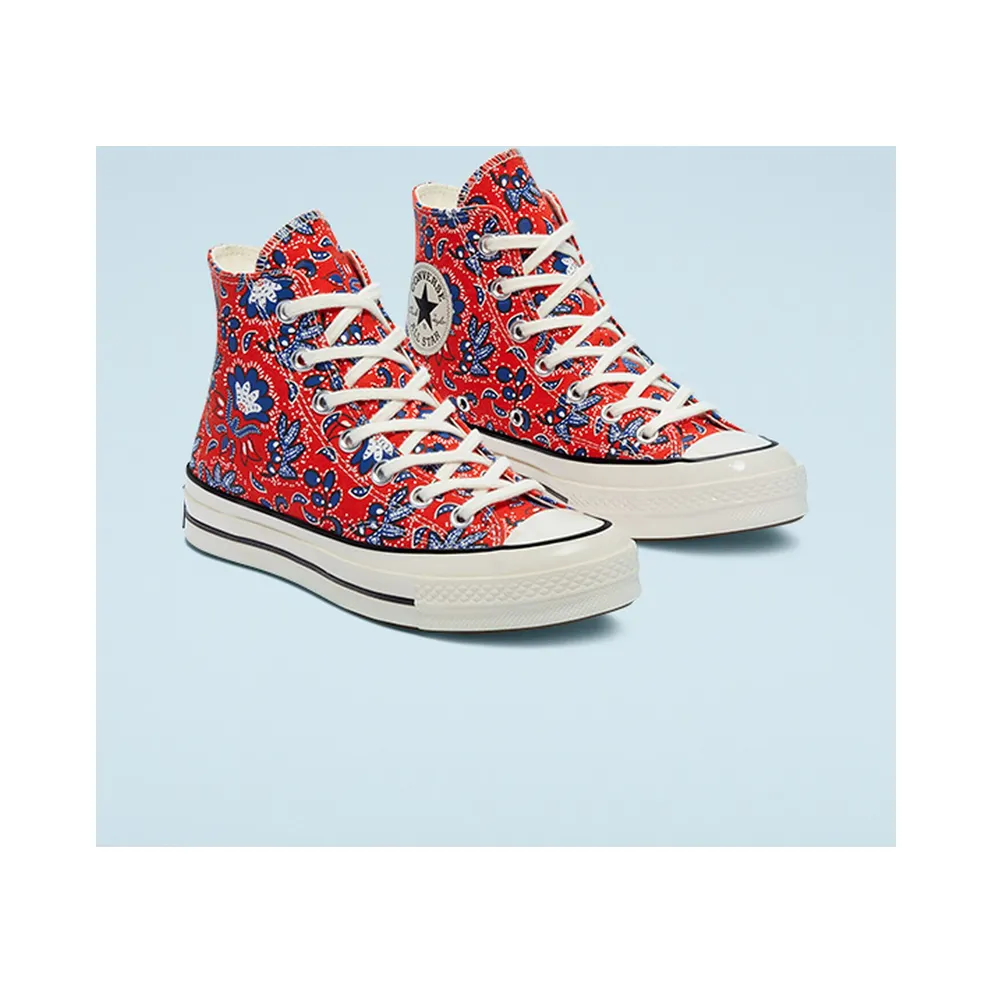 Converse Culture Prints Chuck 70 High Top Habanero Red/egret/rush Blue (171072C)