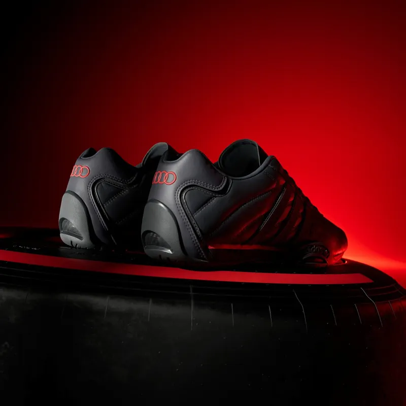 Adidas ADIRACER LO AUDI REVOLUT F1 TEAM Shoes Utility Black / Utility Black / Hi-Res Red (KJ1221)