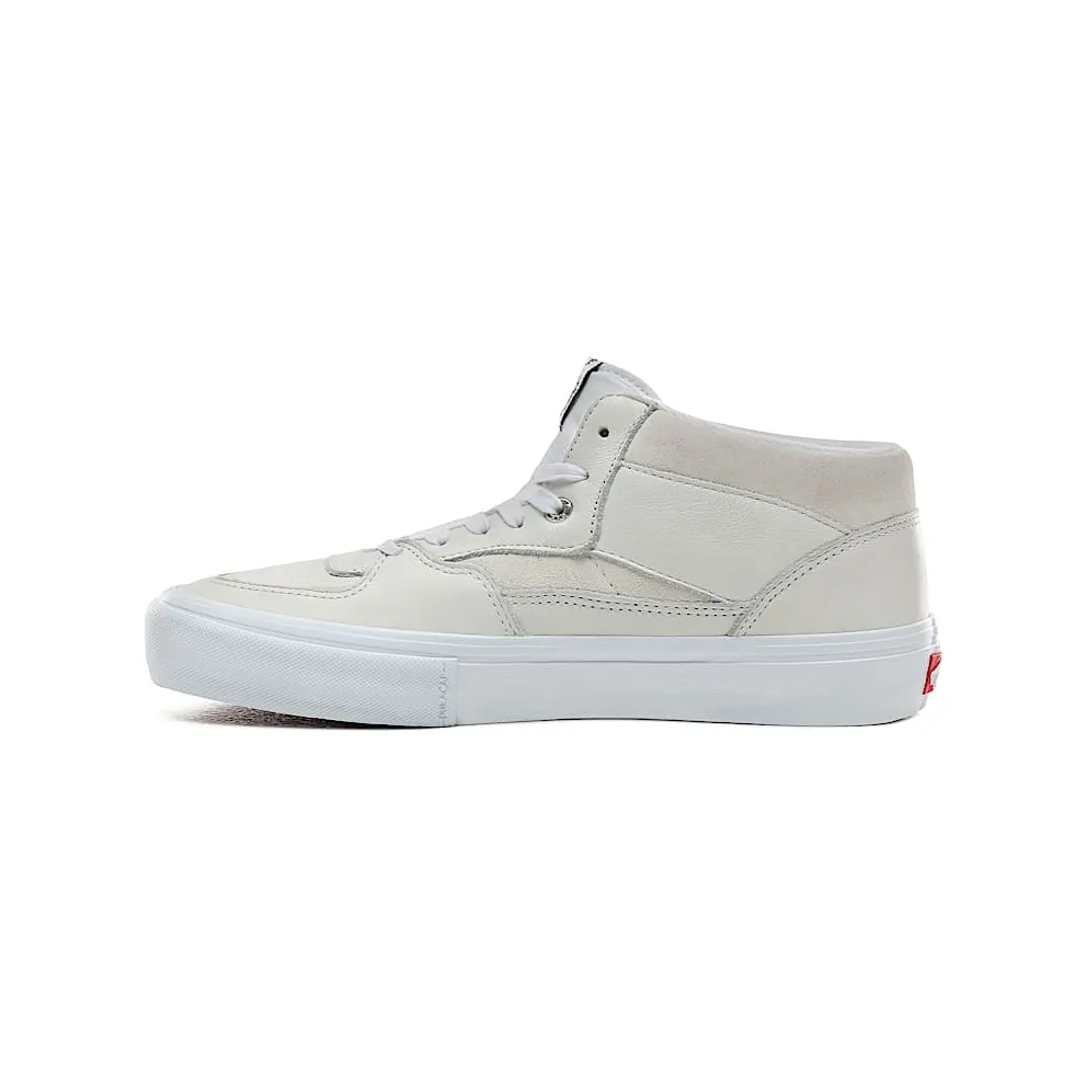 VANS Leren Half Cab Pro Shoes (White)