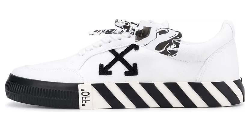 Off-White Vulc Low Top Sneaker White Black (OMIA085R21FAB0030110)