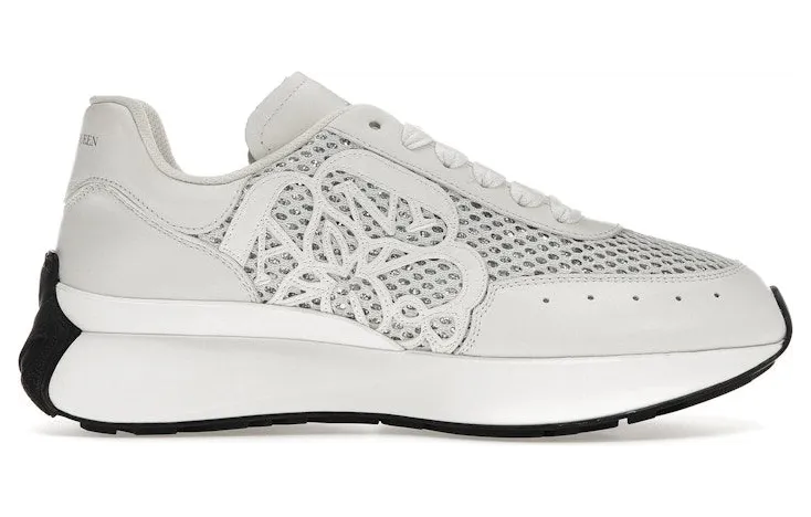 Alexander McQueen Sprint Runner White Glitter (687996 W4UT1 8389)