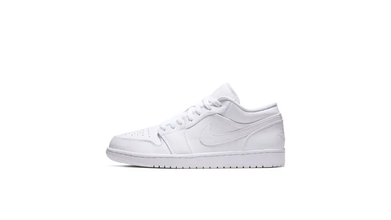 Jordan Air 1 Low White White White White (553558-112)