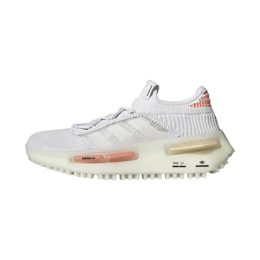 adidas NMD_S1 Schuh Cloud White / Off White / Coral Fusion (HQ4465)