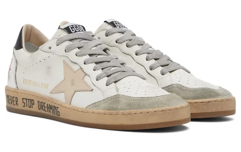 Golden Goose White & Gray Ball Star Sneakers (GMF00117.F002510.10640) (4)
