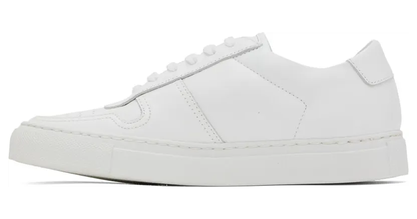 Common Projects White BBall Low Sneakers (3864) (3)