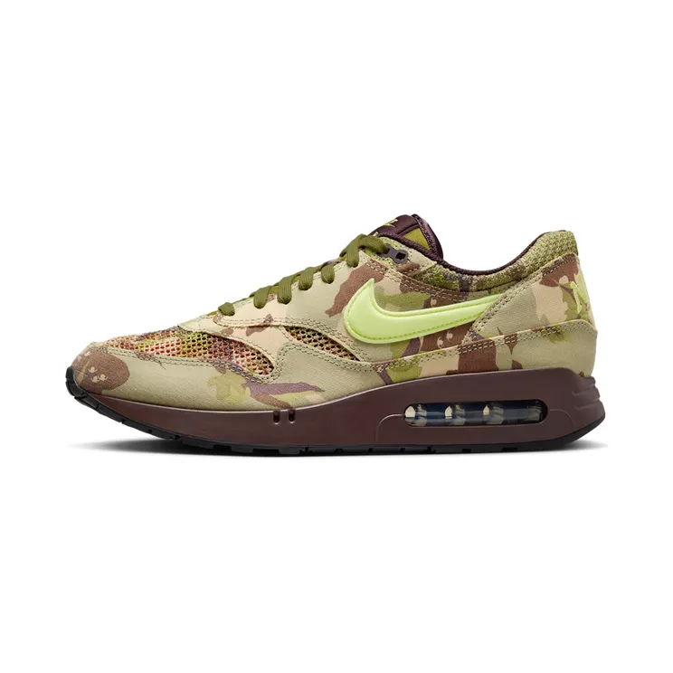 Nike Air Max 1 ’86 OG “Camo / Earth” (earth / lt lemon twist / oil green / black) – FN8358-200