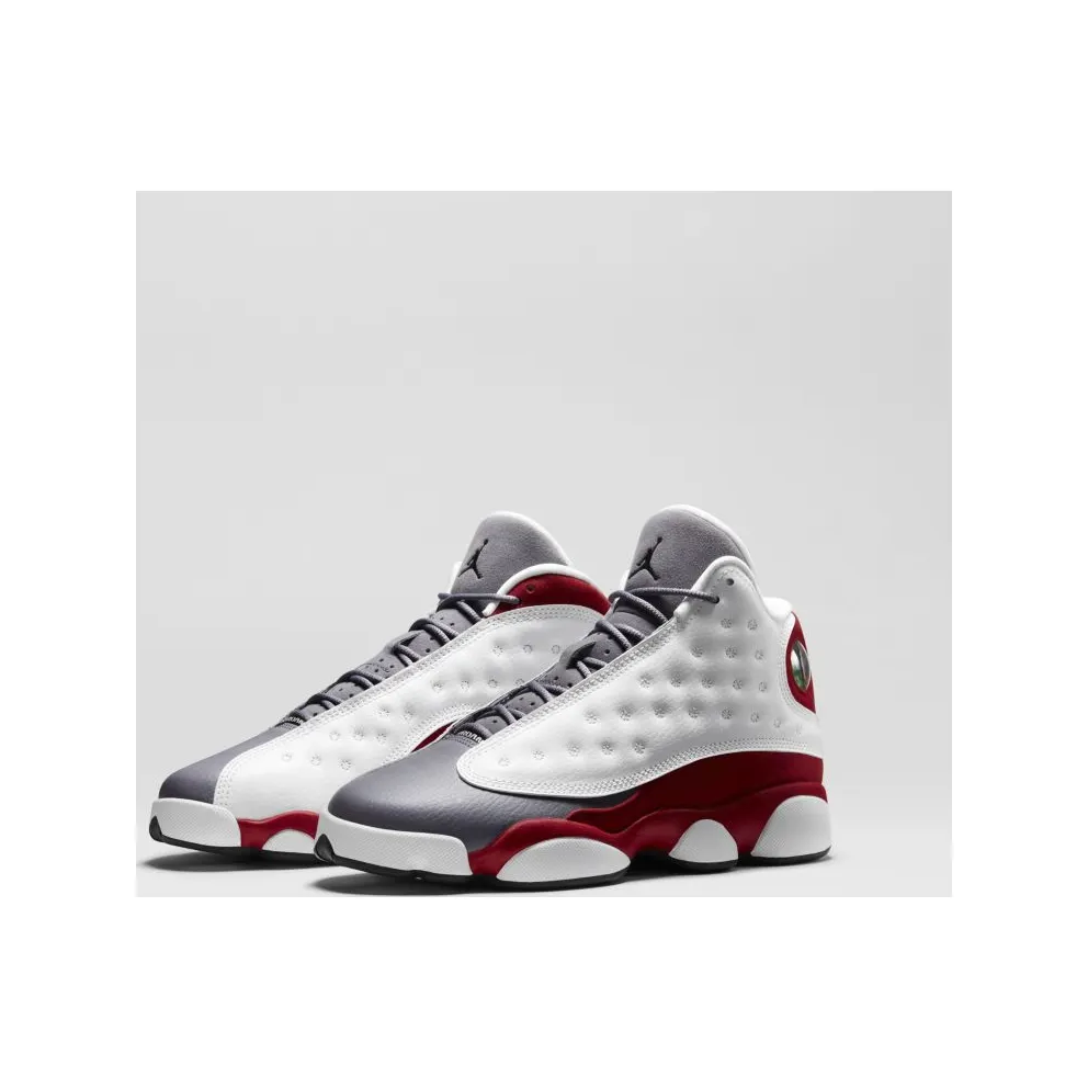 Jordan 13 Retro Grey Toe (GS) White/Black-True Red-Cmnt Grey (414574-126)