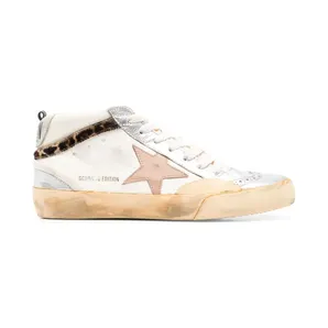 Golden Goose Mid-Star high-top sneakers – Beige (GWF00460F004004)