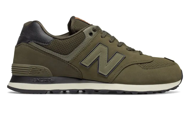 New Balance 574 Leather Pack Triumph Green (ML574GPD)
