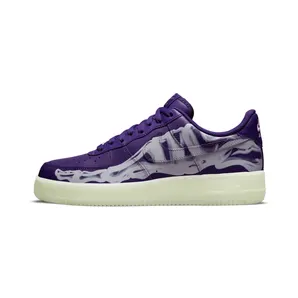 Nike Air Force 1 Purple Skeleton “Court Purple / White” (CU8067-500)