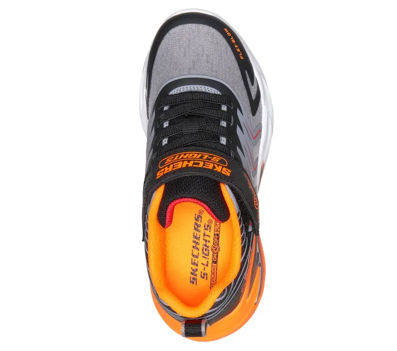 Skechers S-Lights: Flex-Glow Ultra – Prism-Pacer Sneaker Black/Houtskool