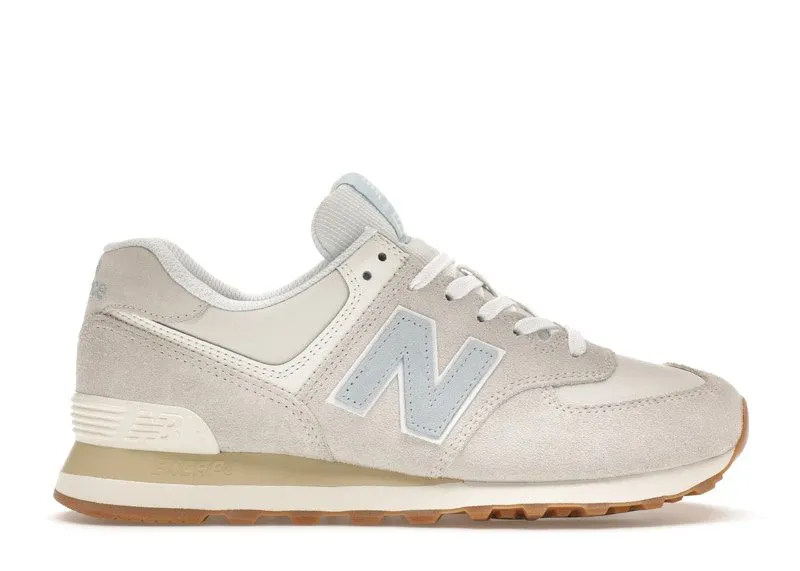 New Balance 574 Beige Ecru Blue Angora (WL574QA2)
