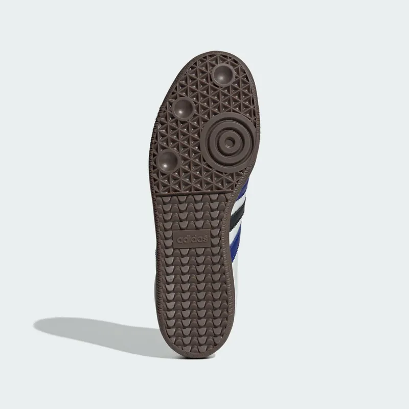 adidas Samba OG Crystal White Active Blue Black (ID1381)