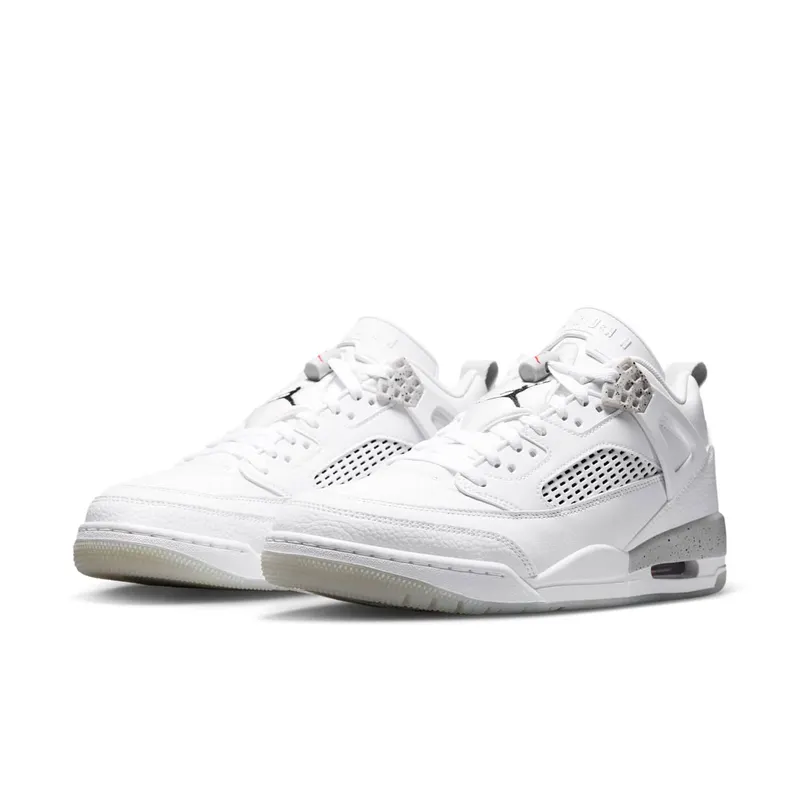 Jordan Spizike Low “White / Grey Fog / Fire Red / Black” (IV6047-100)