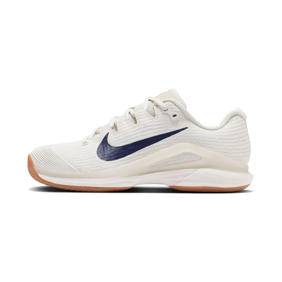 Nike Court Air Zoom Vapor 12 HC Summit White Phantom Gum Medium Brown Binary Blue (FV5554-101)