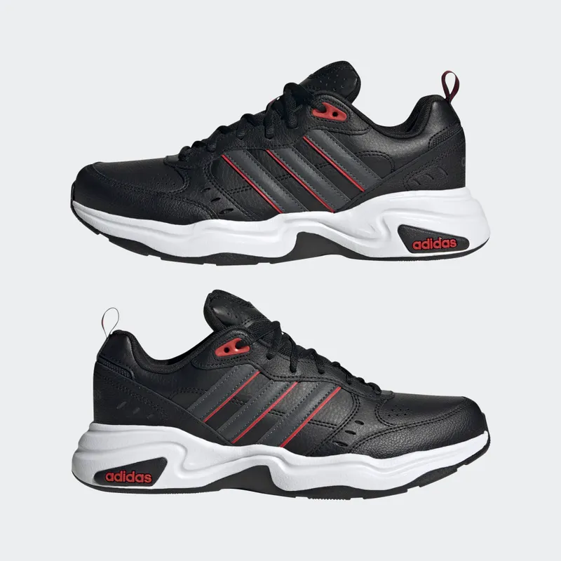 Adidas Strutter Core Black / Grey Six / Better Scarlet (HQ1828)