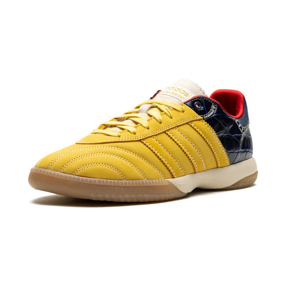Adidas Samba Millenium “Wales Bonner – Fade Gold / Navy Croc” (IH8407)
