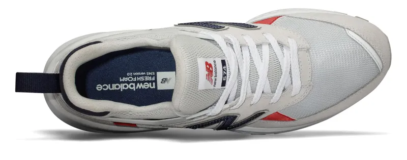 New Balance 574 Sport Grey Nimbus Cloud Grey/Navy-Red (MS574GNC)