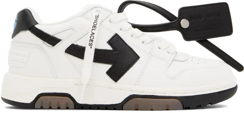 Off-White White & Black Out Of Office Sneakers (OWIA259C99LEA0010110)