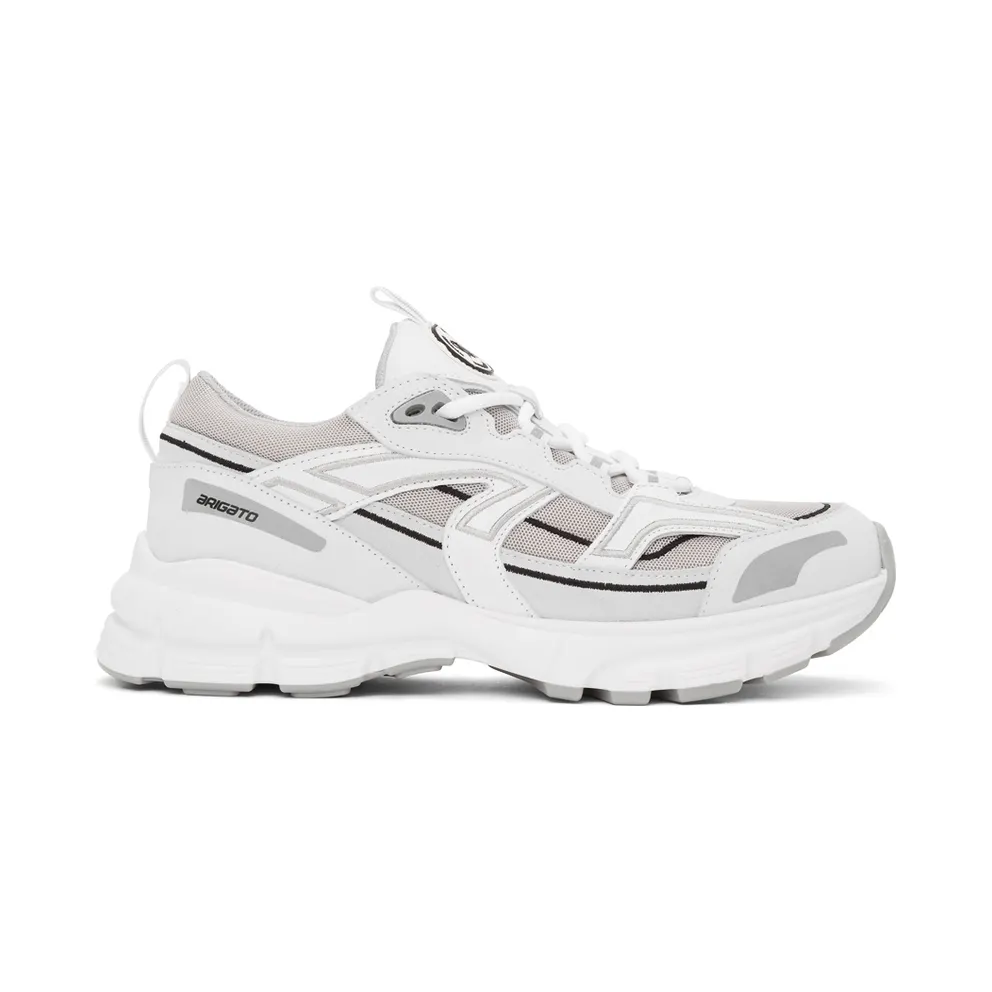 Axel Arigato White and Grey Marathon R-Trail Sneakers (33053)