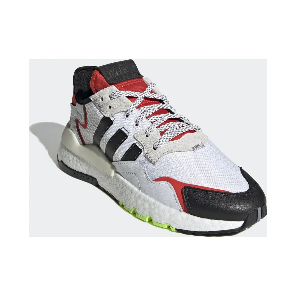adidas Nite Jogger White Black Red Cloud White/Core Black/Hi-Res Red (EH1293)