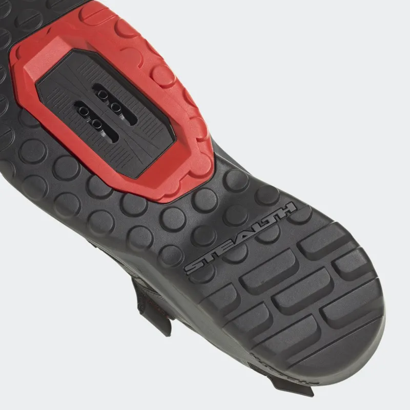Adidas 5.10 TRAILCROSS CLIP-IN MOUNTAIN BIKING SHOES Core Black / Grey Three / Red (HP9926)