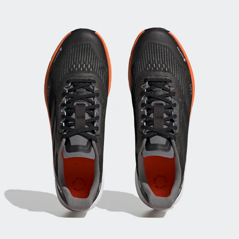 adidas Terrex Agravic Flow GORE-TEX Trail Running 2.0 Core Black / Core Black / Impact Orange (HR1110)
