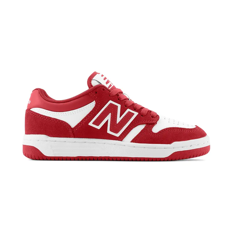 New Balance 480 White Red (GSB480WR)