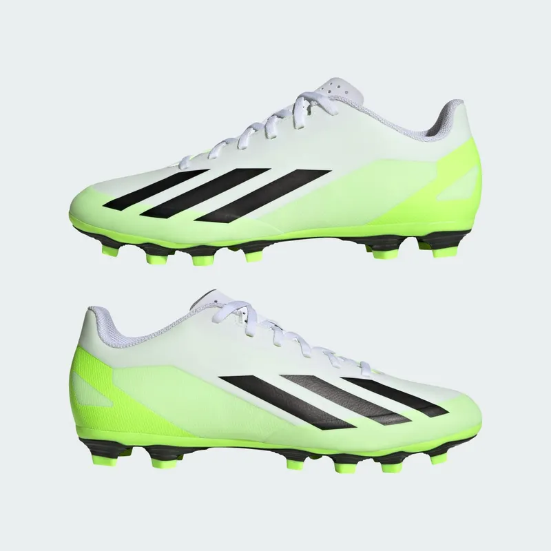 adidas X Crazyfast.4 FG Cloud White Core Black Lucid Lemon (HQ4535)