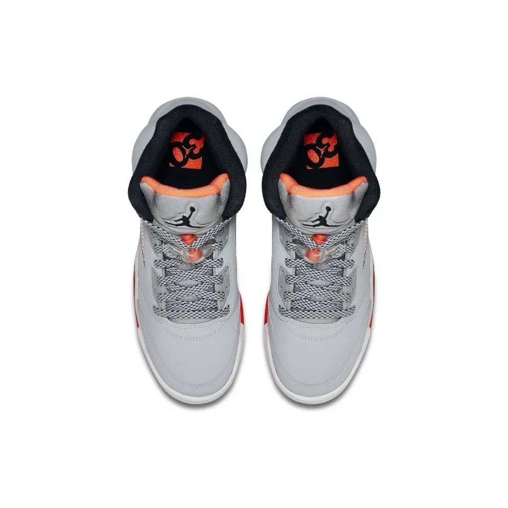 Jordan 5 Retro Hot Lava (GS) Wolf Grey/Black-Hot Lava-White (440892-018)