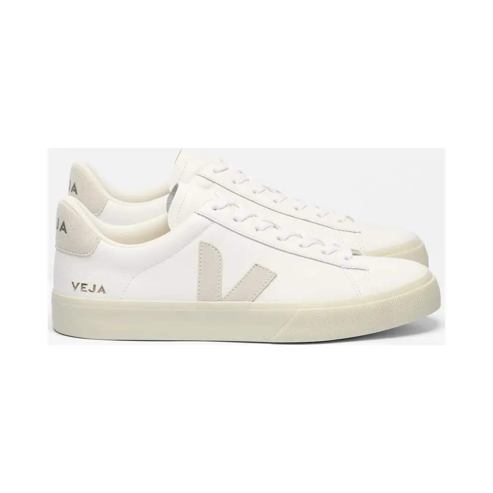 Veja Campo Chromefree Leather Extra White / Natural Suede – “Grey” (CP0502429B)