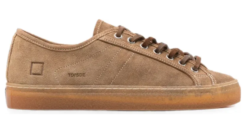 D.A.T.E. Tender suede low-top sneakers – Bruin (M451TESDCU)