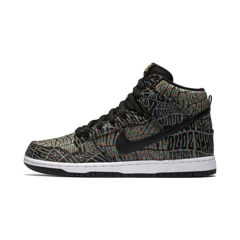 Nike Dunk SB High Tripper Pack Black/Rainbow-White-Black (313171-029)