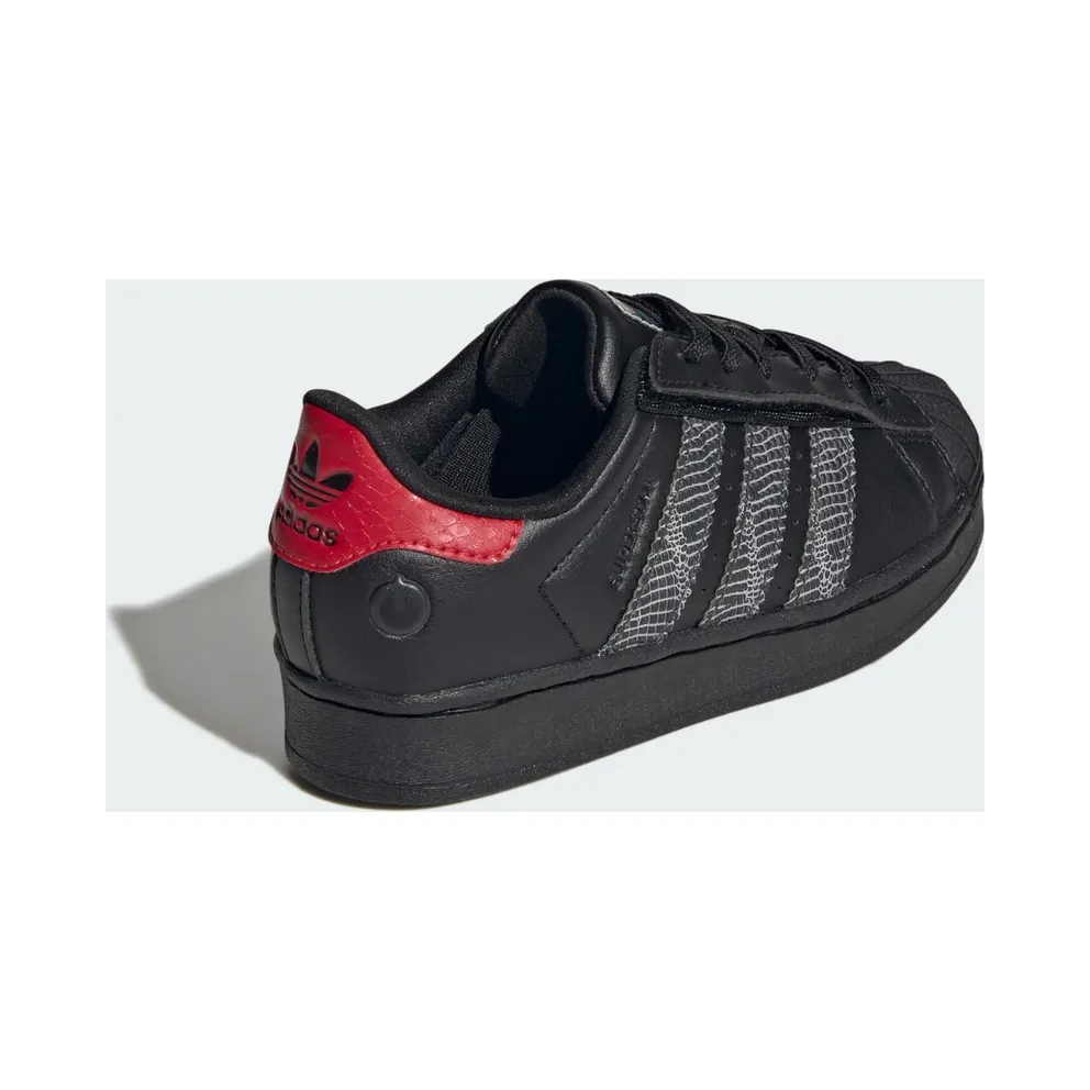 adidas Superstar LED Lights Comfort Closure Core Black Red (IH6388)